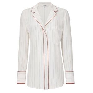 FRAME silk PJ blouse